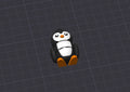 Articulated Penguin Keychain, 3D Printed Fidget Figure