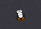 Articulated Penguin Keychain, 3D Printed Fidget Figure