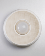 Gyroid Infill Disc Lamp, 3D Printed Rechargeable Wall Light