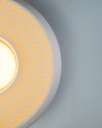 Gyroid Infill Disc Lamp, 3D Printed Rechargeable Wall Light