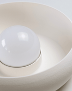 Gyroid Infill Disc Lamp, 3D Printed Rechargeable Wall Light