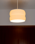 Gyroid Pendant Lamp Shade, 3D Printed Two-Tier Light Cover