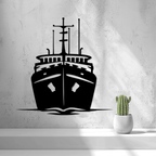 Classic Ship Bow Wall Art, 3D Printed Nautical Decor