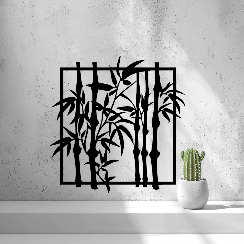 2D Bamboo Wall Art