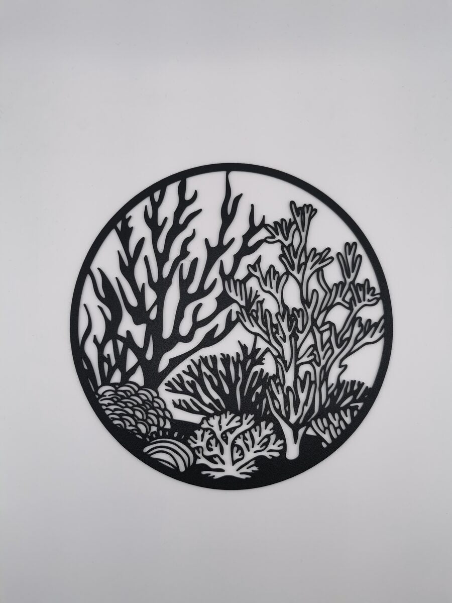 2D Coral Reef Wall Art