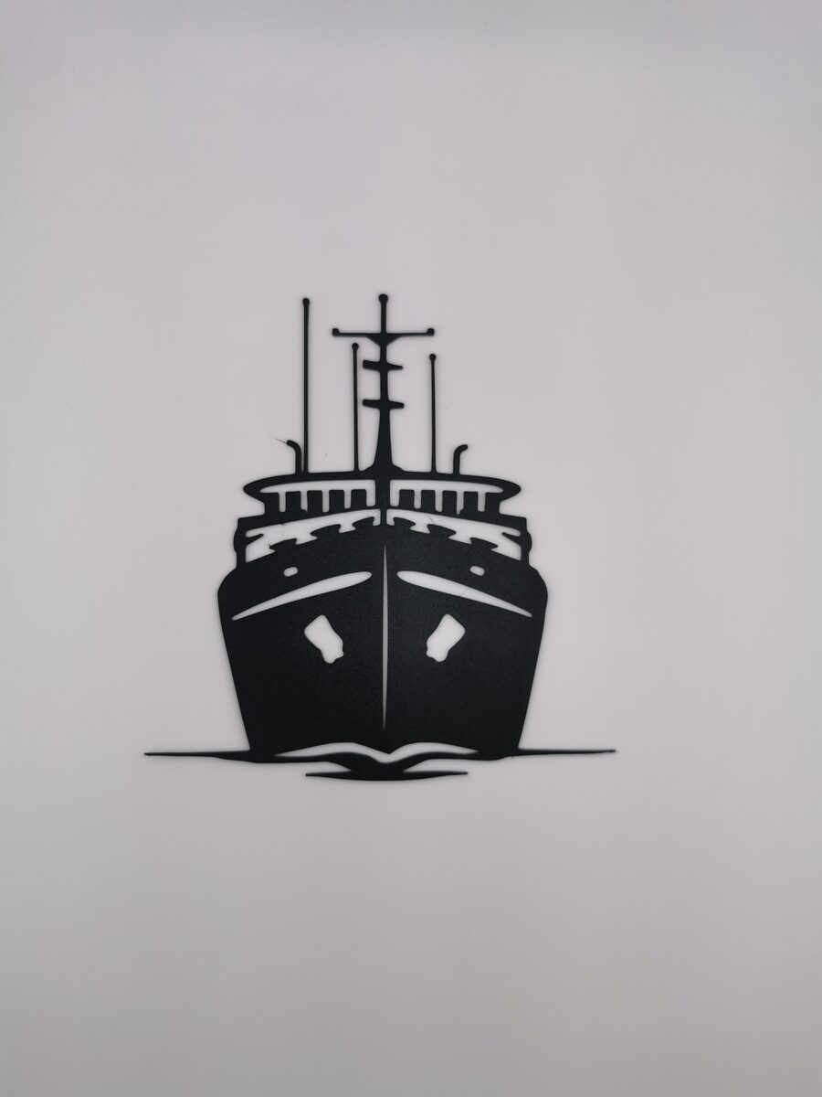 Classic Ship Bow Wall Art, 3D Printed Nautical Decor