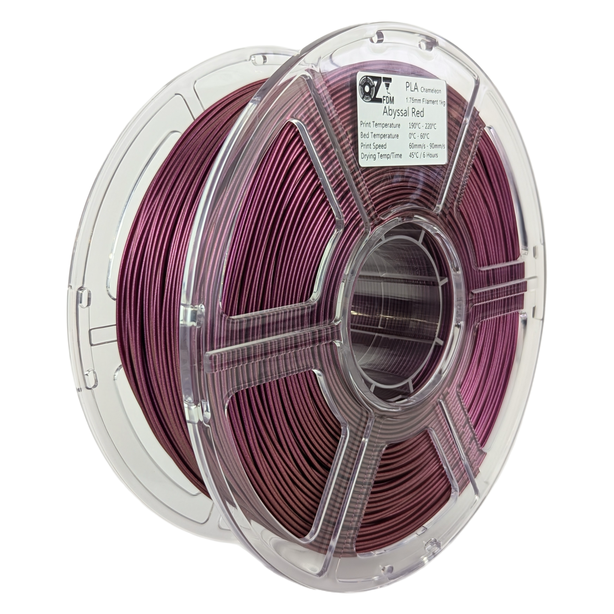 OzFDM PLA Chameleon 3D Printing Filament 1.75mm 1KG