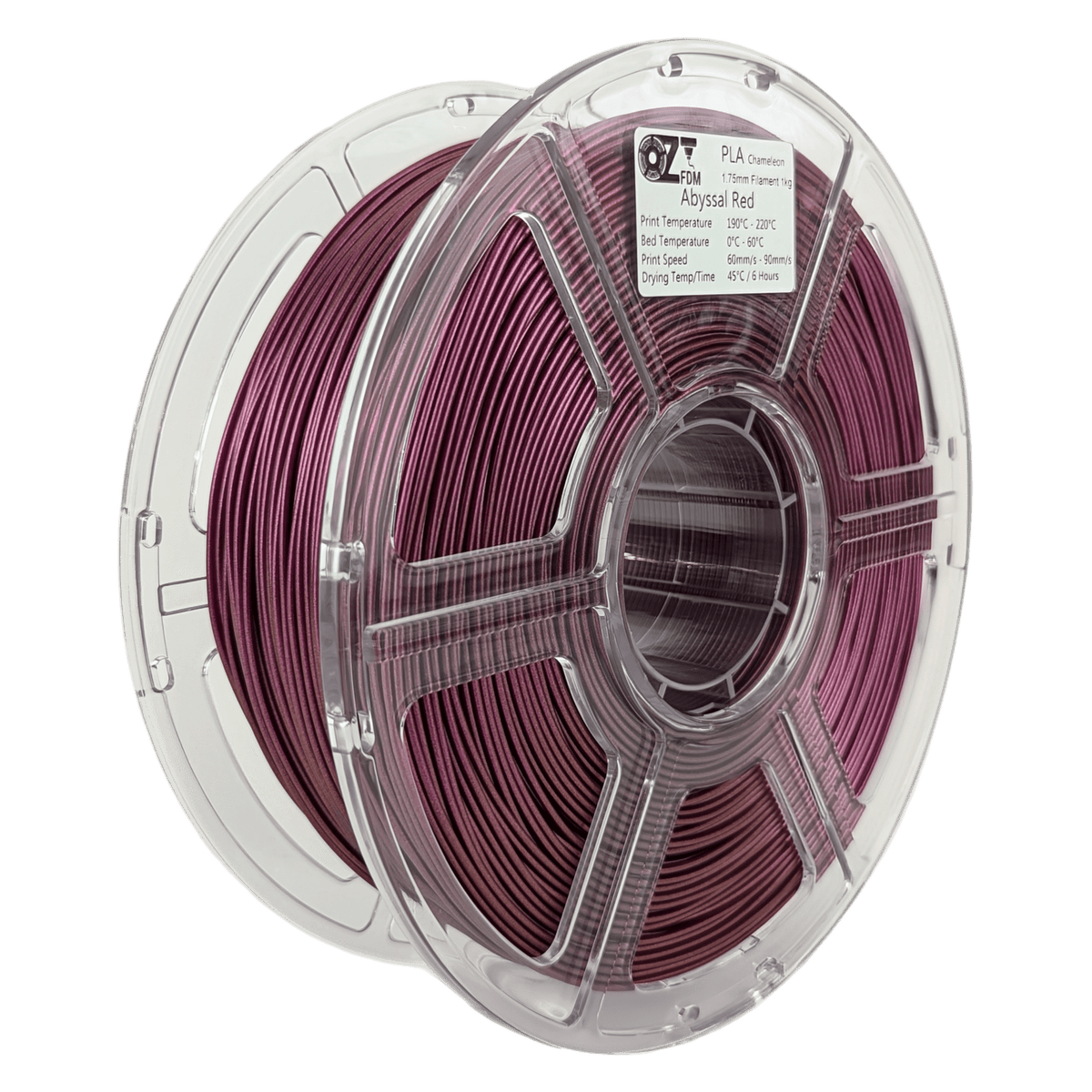 OzFDM PLA Chameleon 3D Printing Filament 1.75mm 1KG - OzFDM