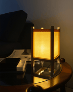Riku Shoji Table Lamp, 3D Printed Ripple Mesh Night Light