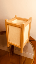 Riku Shoji Table Lamp, 3D Printed Ripple Mesh Night Light