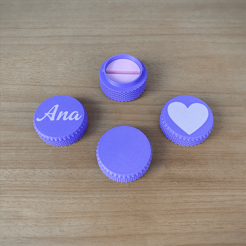 Personalised Ring Box, 3D Printed Proposal Gift with Screw Lid
