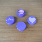 Personalised Ring Box, 3D Printed Proposal Gift with Screw Lid
