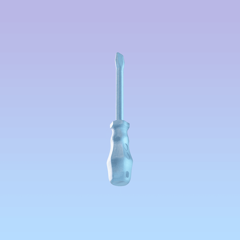 Toy Screwdriver, 3D Printed Kids Pretend Play Tool