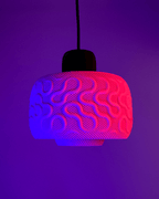 RippleMesh Seamless Pendant Lamp Shade, 3D Printed Lighting