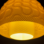 RippleMesh Seamless Pendant Lamp Shade, 3D Printed Lighting