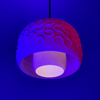 RippleMesh Seamless Pendant Lamp Shade, 3D Printed Lighting