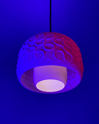 RippleMesh Seamless Pendant Lamp Shade, 3D Printed Lighting