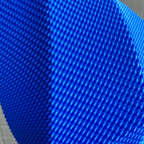 Selene Faceted Flower Vase, 3D Printed Ripple Texture Decor