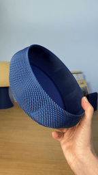 Woven Stackable Desk Organizer Bowl, 3D Printed Storage