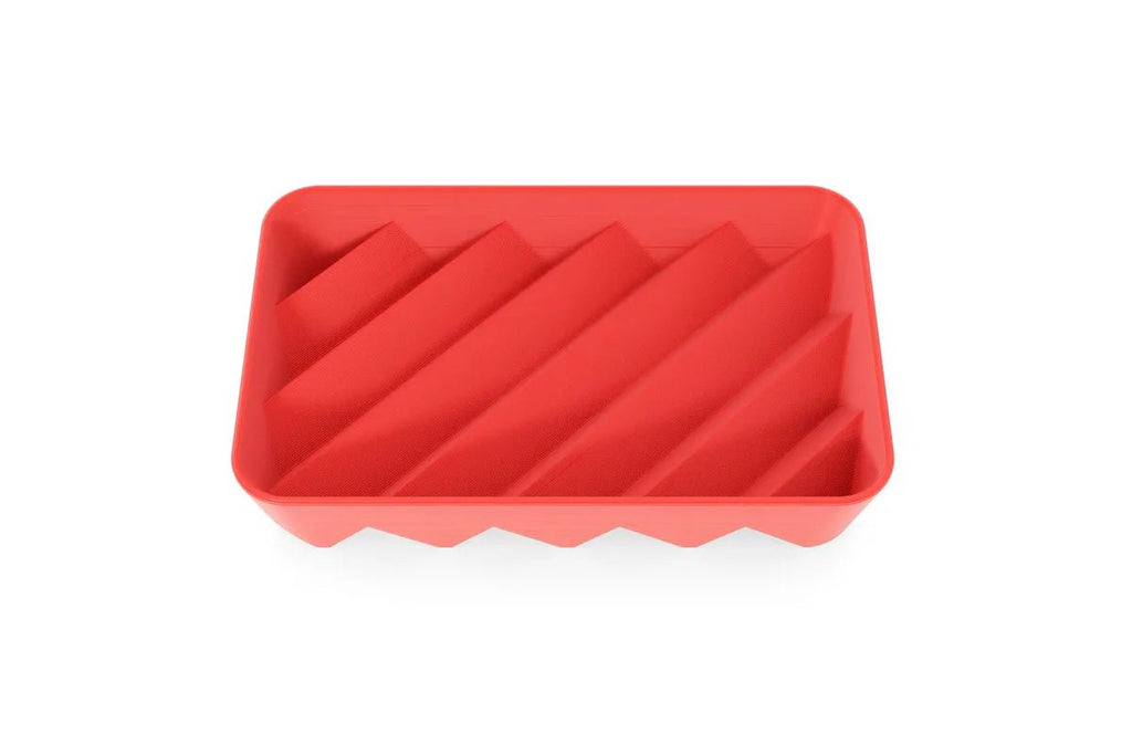Harmonica Soap Dish, Self-Draining 3D Printed Bathroom Tray