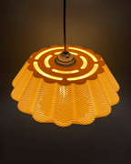 Sol Ripple Mesh Wall Lamp, 3D Printed Sunburst Sconce