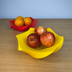 Spira Fluted Centerpiece Bowl, 3D Printed Spiral Decor Bowl