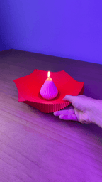 Spira Fluted Centerpiece Bowl, 3D Printed Spiral Decor Bowl