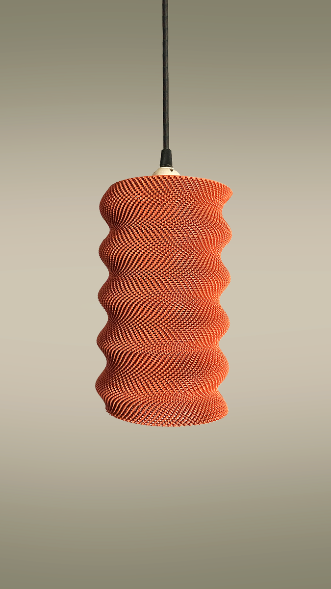 Springy Adaptive Lampshade
