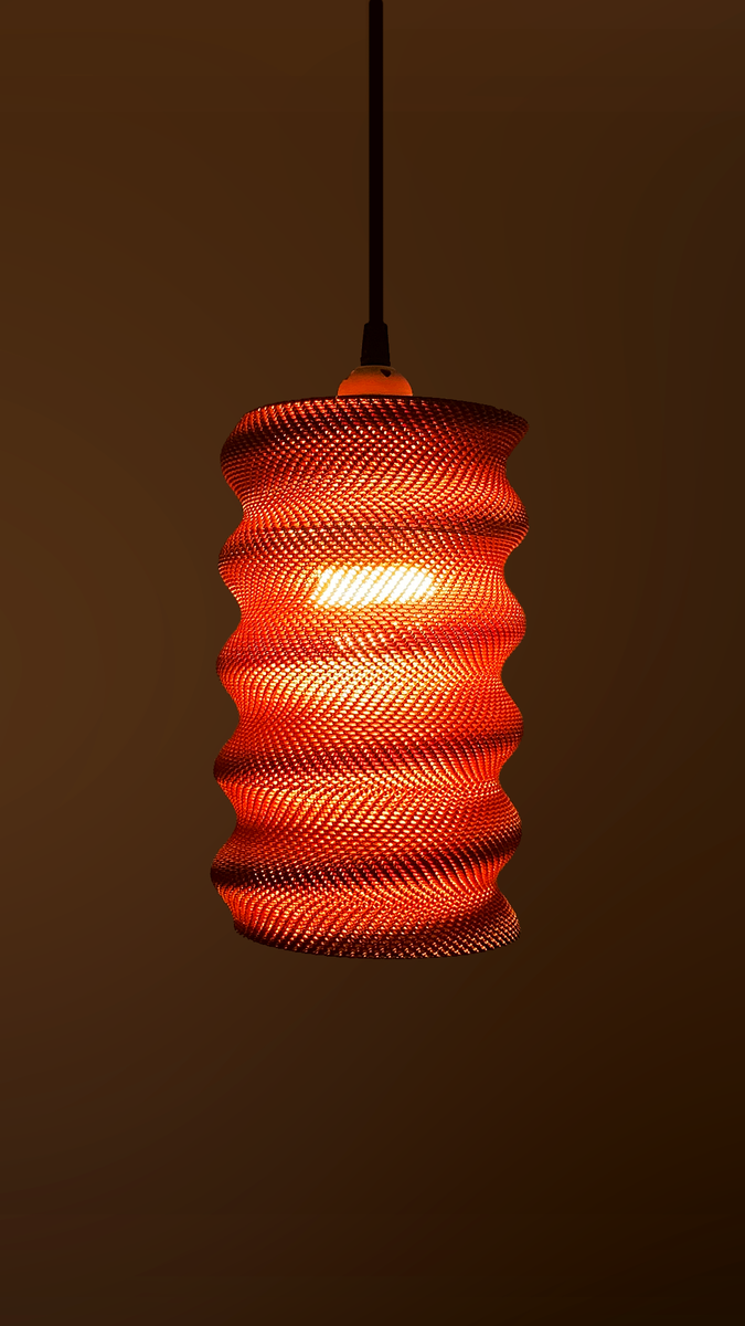 Springy Adaptive Lampshade