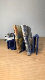 Concertina Flex Bookend, TPU Desk & Book Organizer