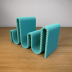 Concertina Flex Bookend, TPU Desk & Book Organizer