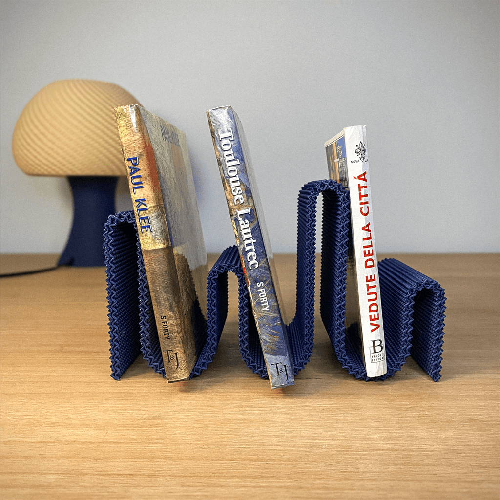 Concertina Flex Bookend, TPU Desk & Book Organizer