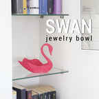 Swan Jewelry Bowl, 3D Printed Ring and Trinket Dish