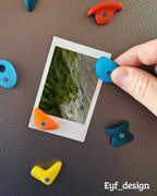 Bouldering Hold Fridge Magnet Set, 3D Printed Climbing Decor