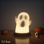 Ghost Night Light, 3D Printed Lithophane Lamp