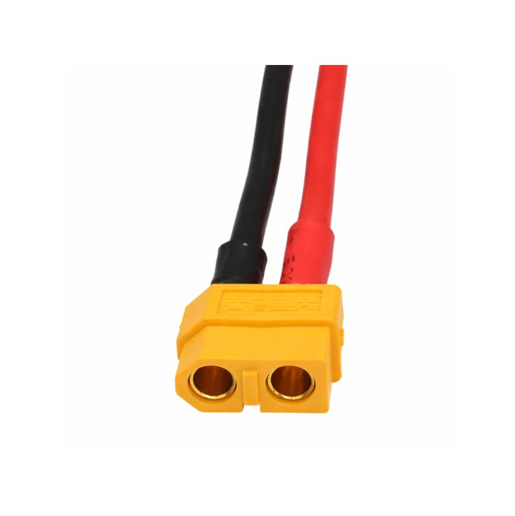 XT60 Female Power Connector with 15cm Pre - Soldered Leads (14AWG, 60A) - OzFDM