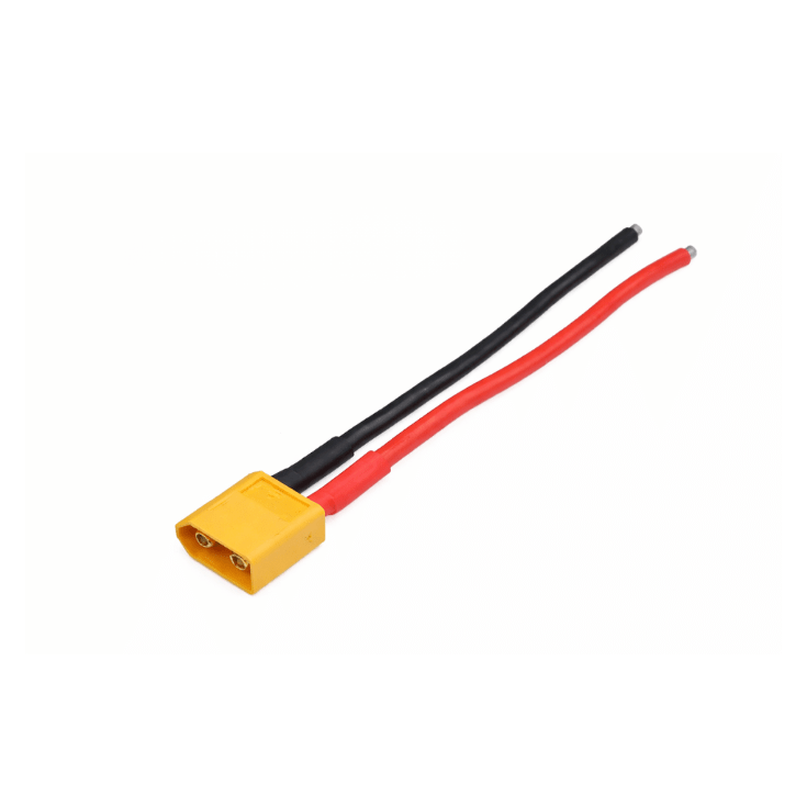 XT60 Male Power Connector with 15cm Pre - Soldered Leads (14AWG, 60A) - OzFDM