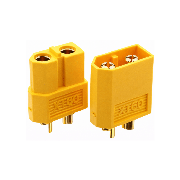 XT60 Power Connector Pair (Male & Female, High Current 60A) - OzFDM