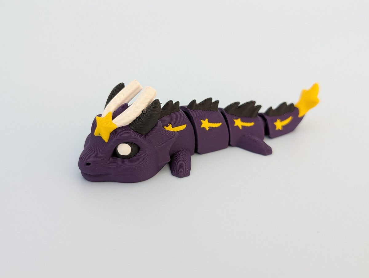 Starlight Dragon - Articulated Figure Keychain