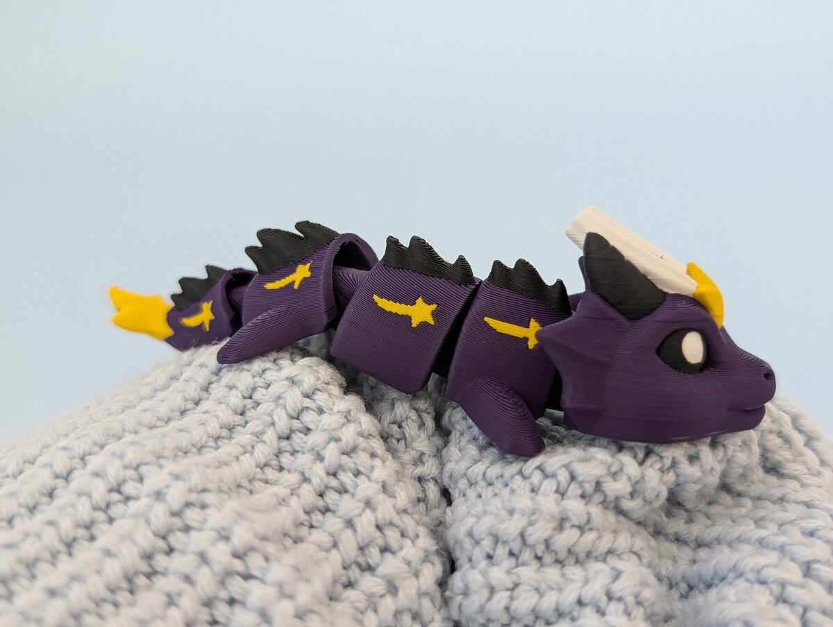 Starlight Dragon - Articulated Figure Keychain - OzFDM