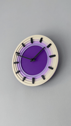 Topo Contour Wall Clock, 3D Printed Topographic Decor
