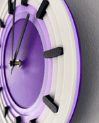 Topo Contour Wall Clock, 3D Printed Topographic Decor