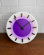 Topo Contour Wall Clock, 3D Printed Topographic Decor