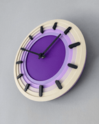Topo Contour Wall Clock, 3D Printed Topographic Decor
