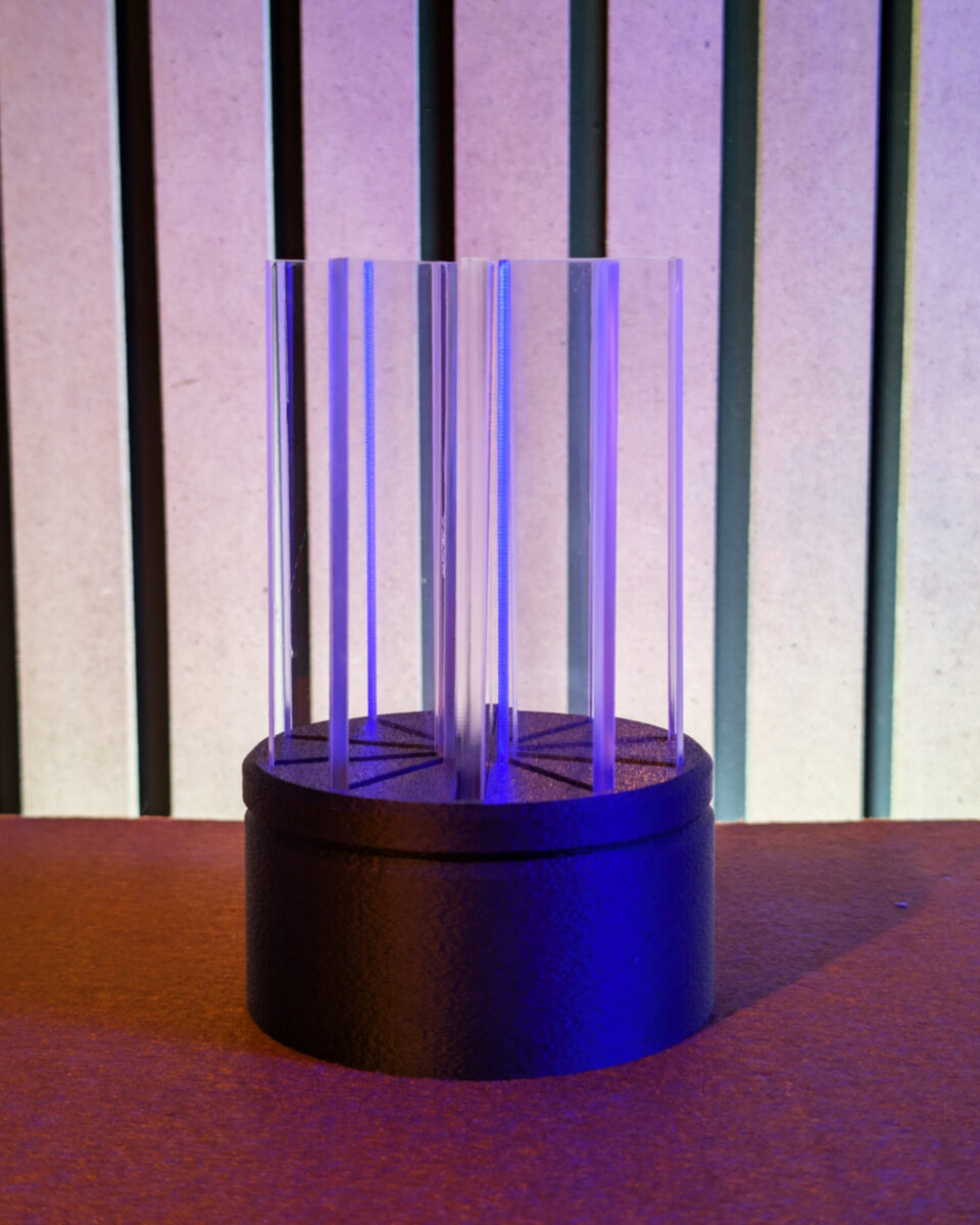 Glass Heart - Desk Lamp