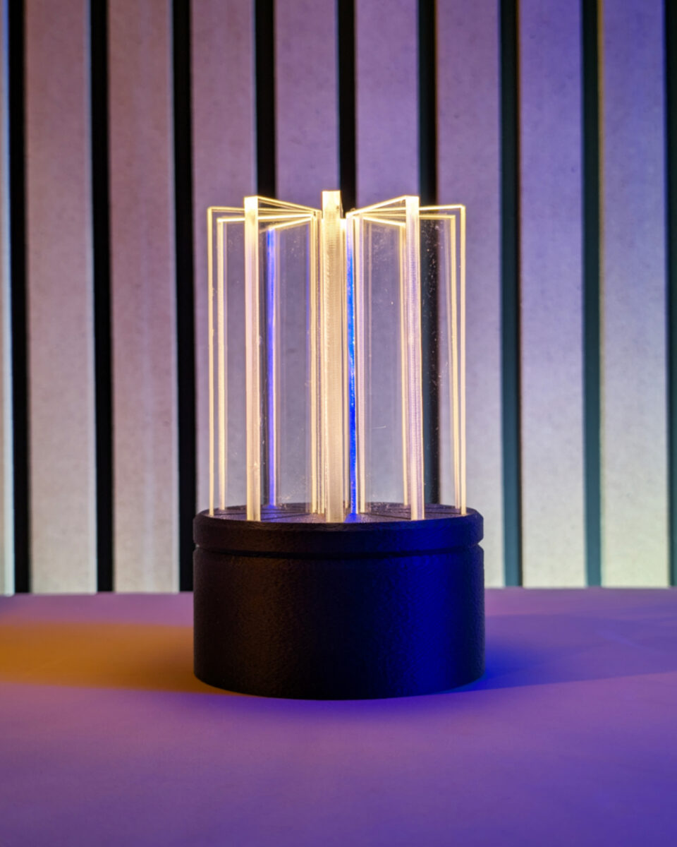 Glass Heart - Desk Lamp