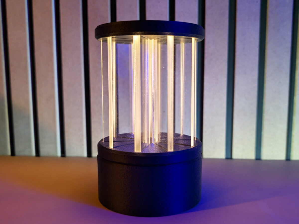 Glass Heart - Desk Lamp