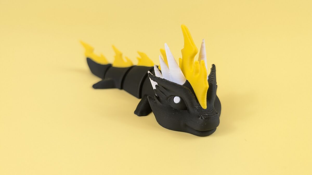 Tunder Dragon - Articulated Figure Keychain