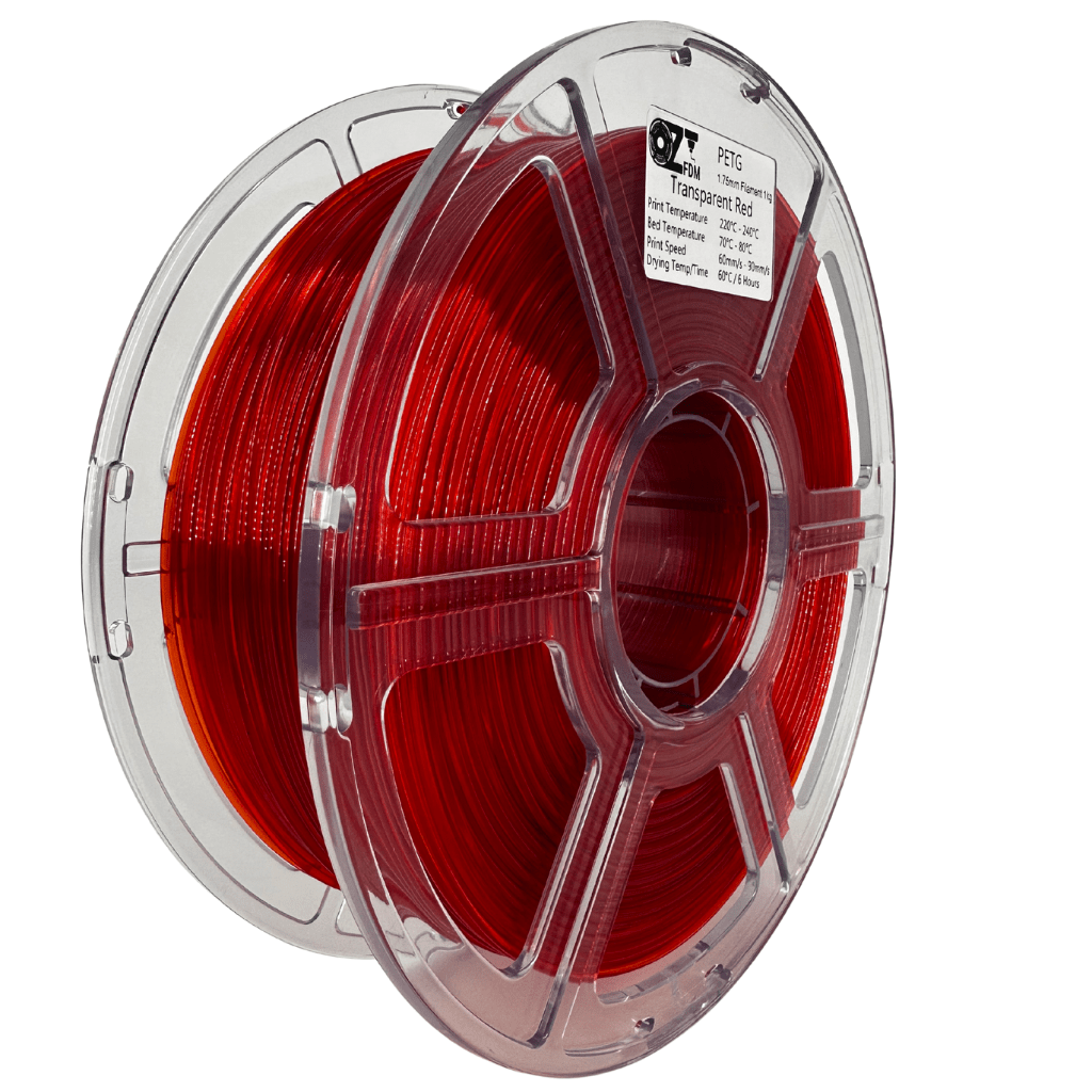 PETG+ Transparent Filament - OzFDM