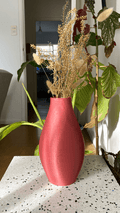 Vanina Ripple-Texture Flower Vase, 3D Printed Boho Decor